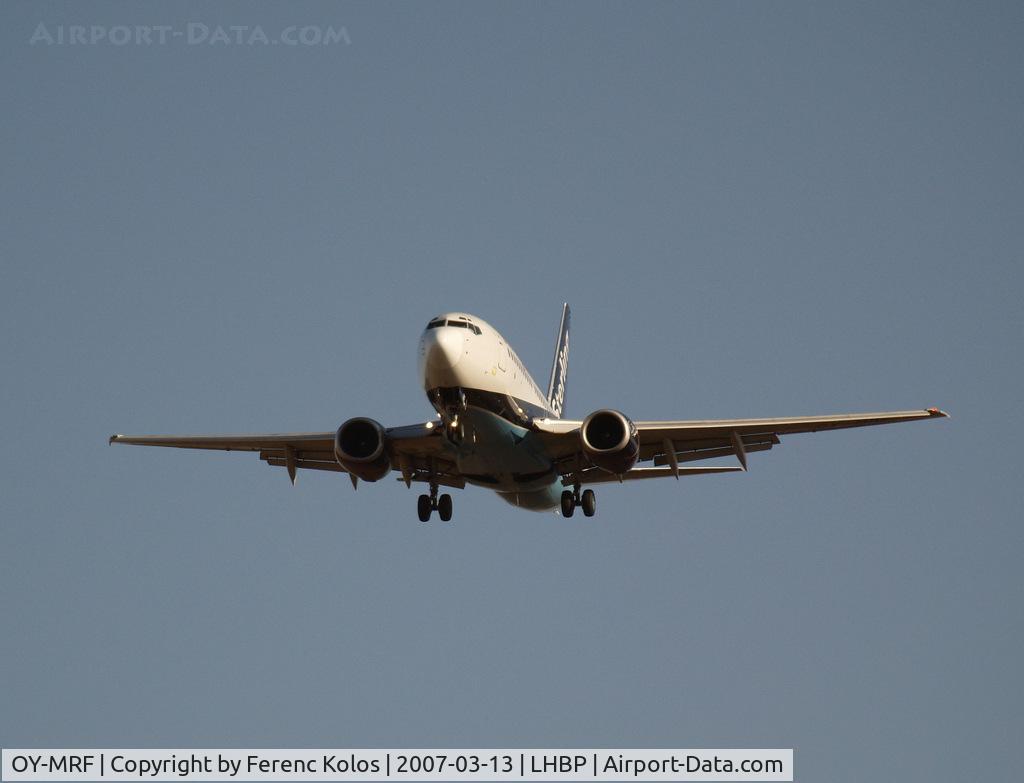 OY-MRF, 1999 Boeing 737-7L9 C/N 28009, Ferihegy