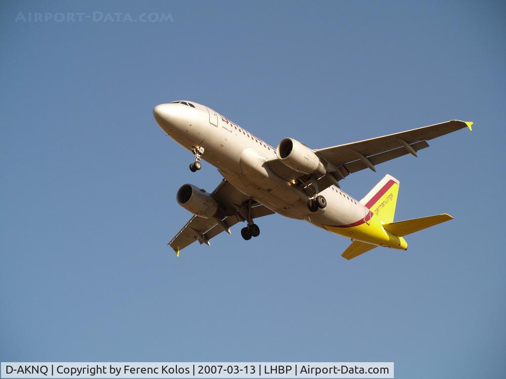 D-AKNQ, 2000 Airbus A319-112 C/N 1170, Ferihegy