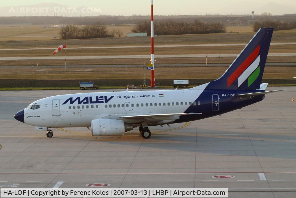HA-LOF, 2003 Boeing 737-6Q8 C/N 29348, Ferihegy