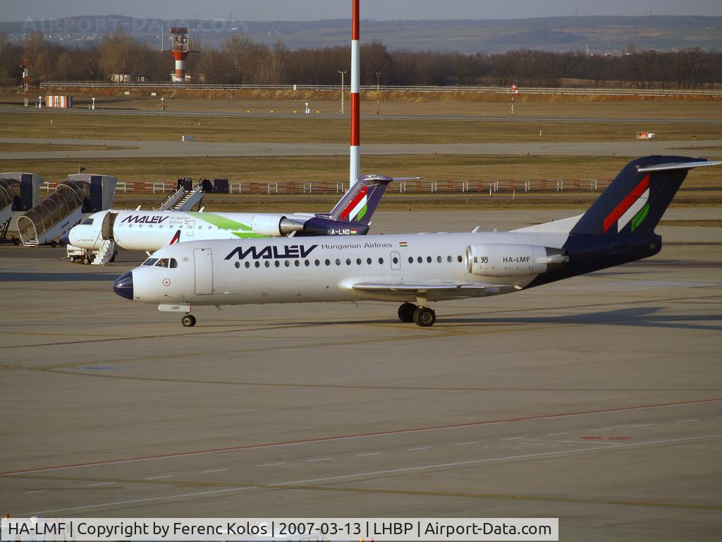 HA-LMF, 1996 Fokker 70 (F-28-0070) C/N 11571, Ferihegy