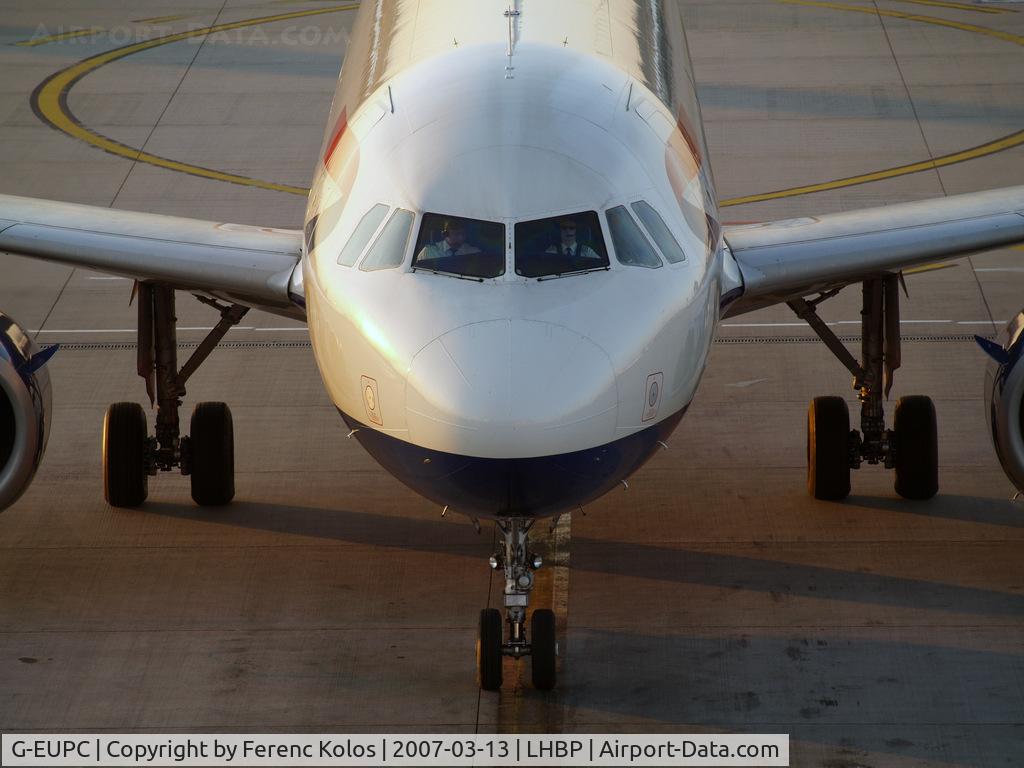 G-EUPC, 1999 Airbus A319-131 C/N 1118, Ferihegy