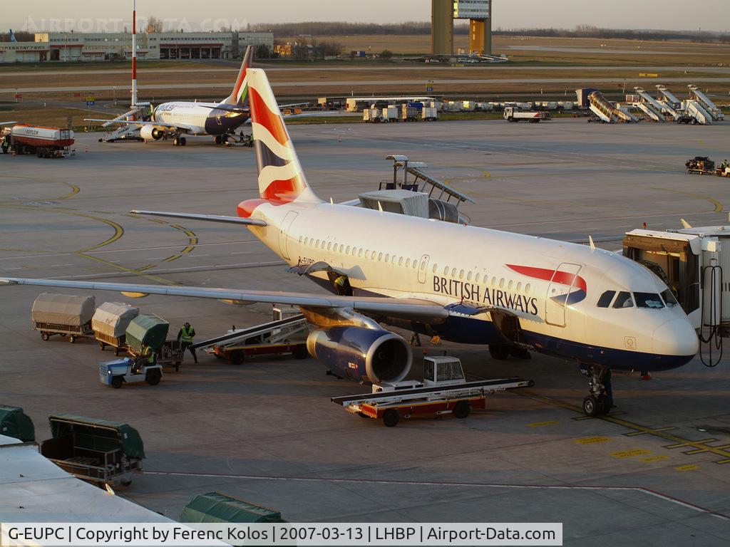 G-EUPC, 1999 Airbus A319-131 C/N 1118, Ferihegy