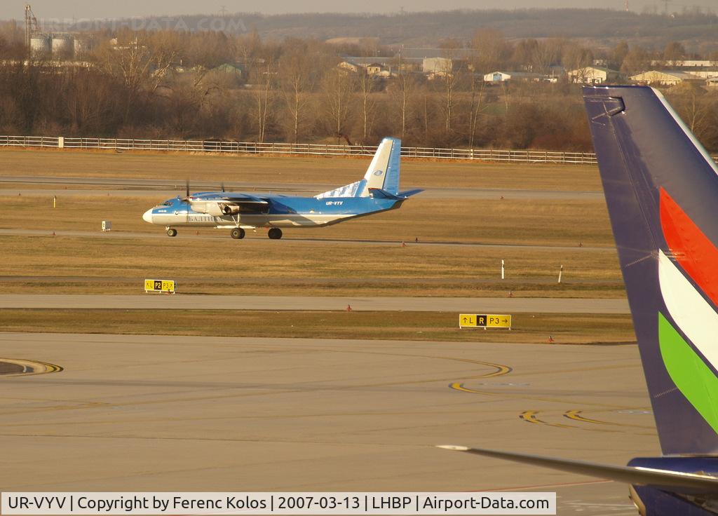 UR-VYV, Antonov An-26-100 C/N 6209, Ferihegy