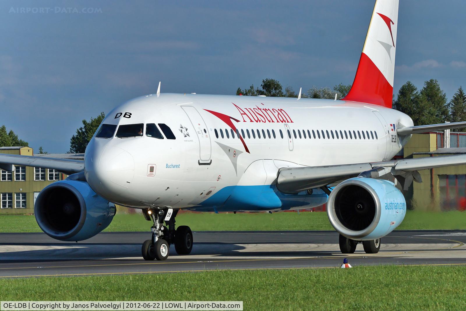 OE-LDB, 2004 Airbus A319-112 C/N 2174, Austrain Airlines Airbus A319-112 landing in LOWL/LNZ
