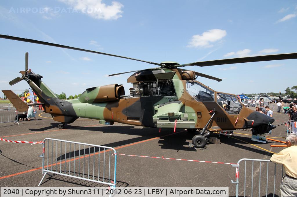 2040, Eurocopter EC-665 Tigre HAP C/N 2040, Static display during LFBY Open Day 2012
