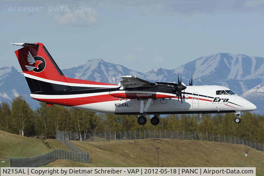 N215AL, 1990 De Havilland Canada DHC-8-102 Dash 8 C/N 215, Era Aviation Dash 8-100