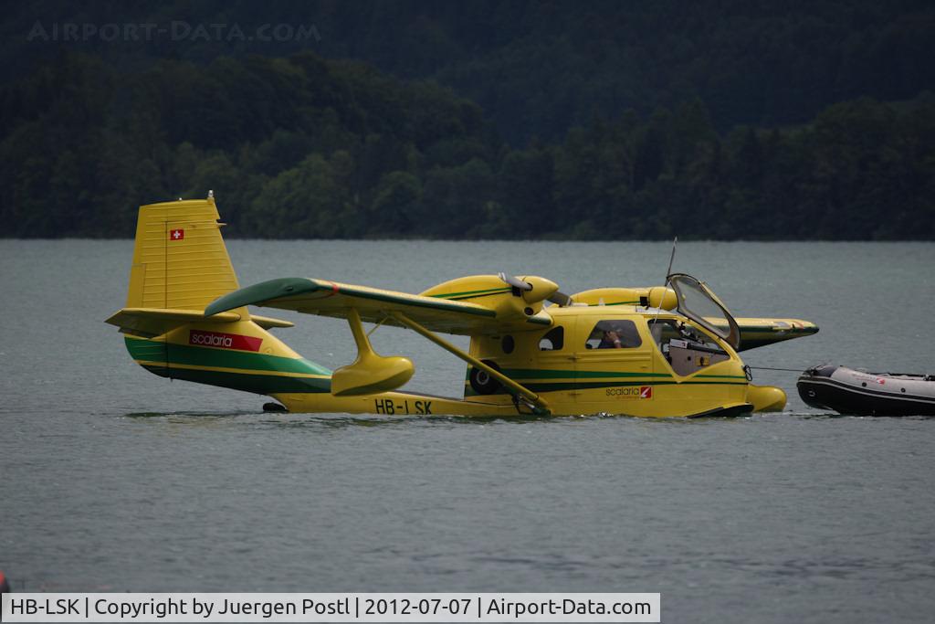 HB-LSK, 1976 STOL Aircraft UC-1 Twin Bee C/N 018, Scalaria 2012