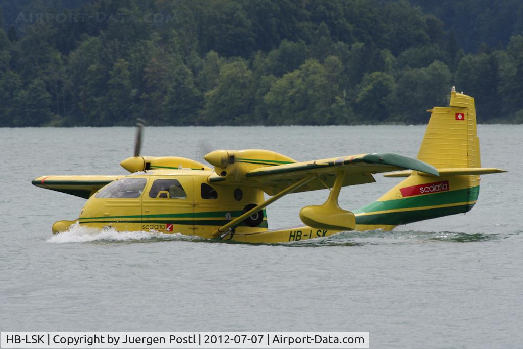 HB-LSK, 1976 STOL Aircraft UC-1 Twin Bee C/N 018, Scalaria 2012