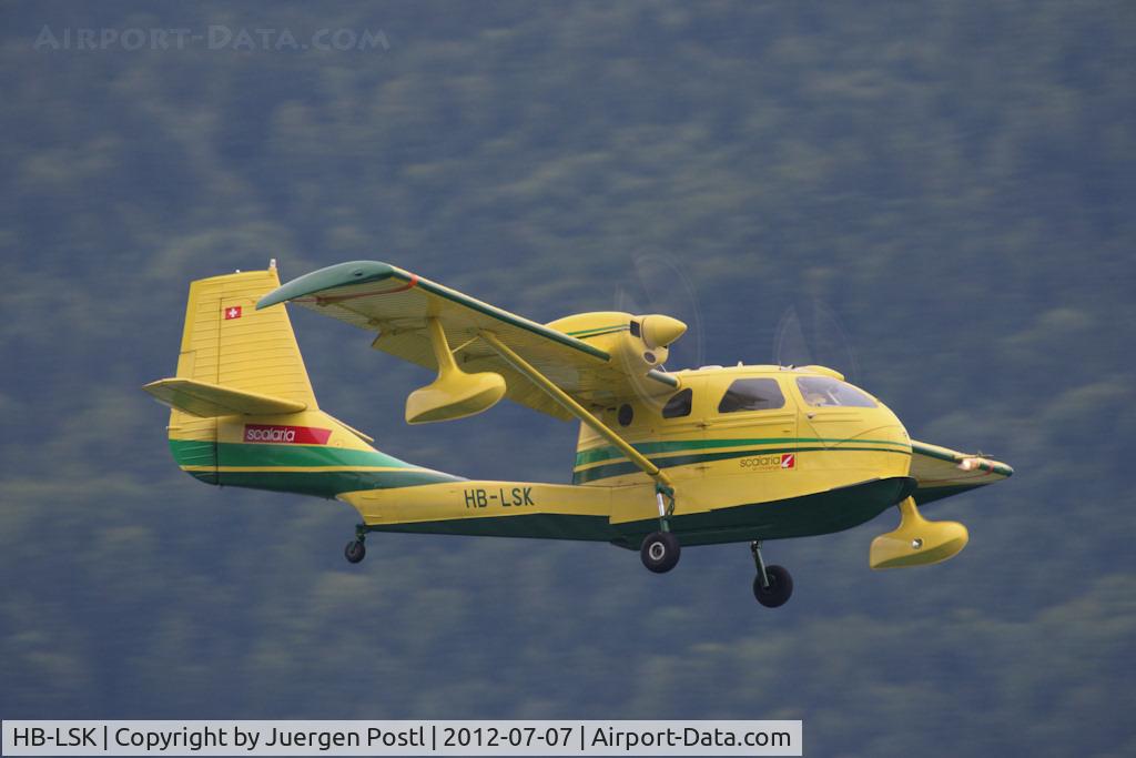 HB-LSK, 1976 STOL Aircraft UC-1 Twin Bee C/N 018, Scalaria 2012