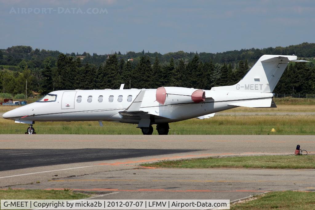 G-MEET, 2006 Learjet 45 C/N 45-2054, Parked