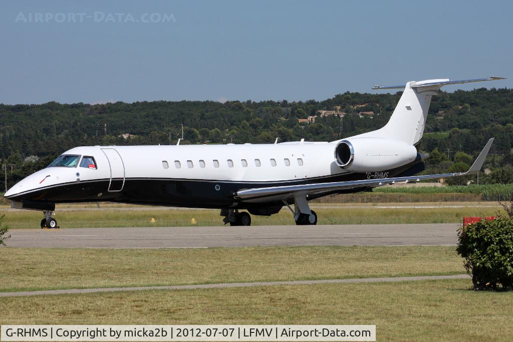 G-RHMS, 2008 Embraer EMB-135BJ Legacy C/N 14501072, Parked