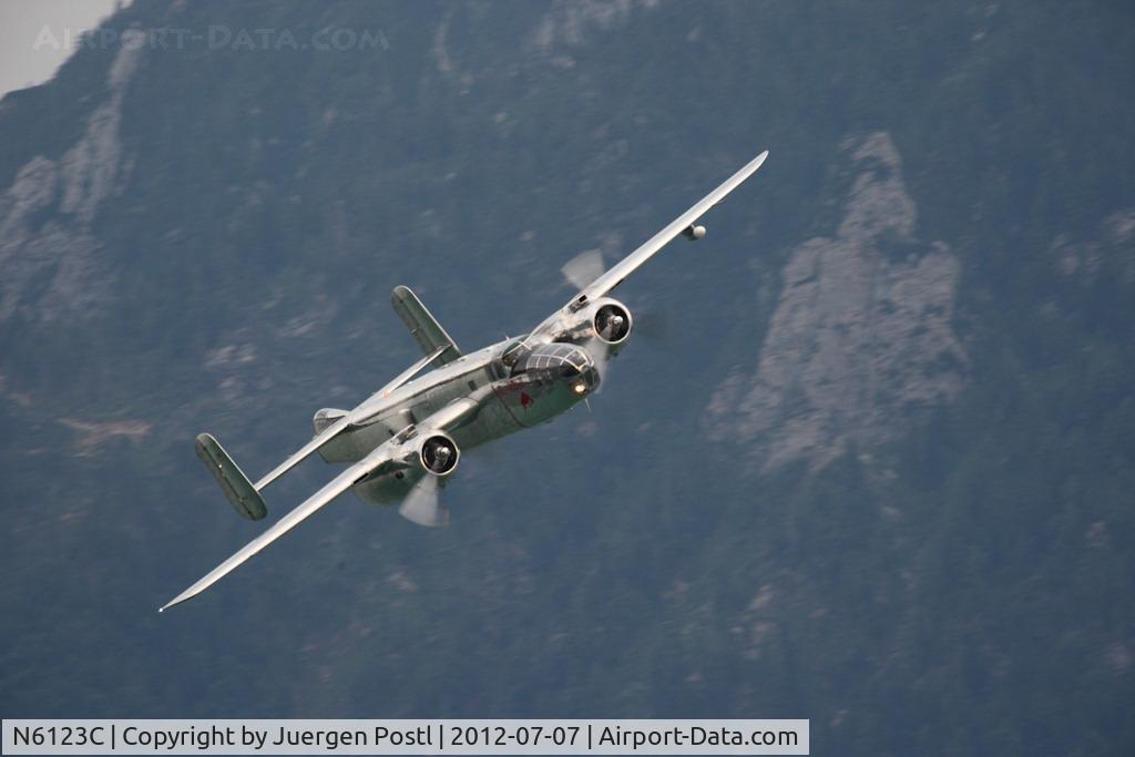 N6123C, 1945 North American B-25J-30-NC Mitchell Mitchell C/N 108-47647, Scalaria 2012