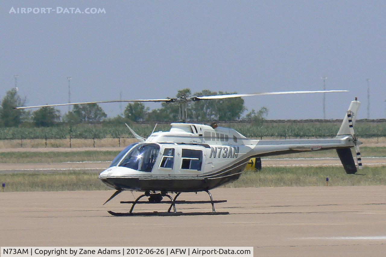 N73AM, Bell 206B JetRanger C/N 3473, At Alliance Airport - Fort Worth, TX
