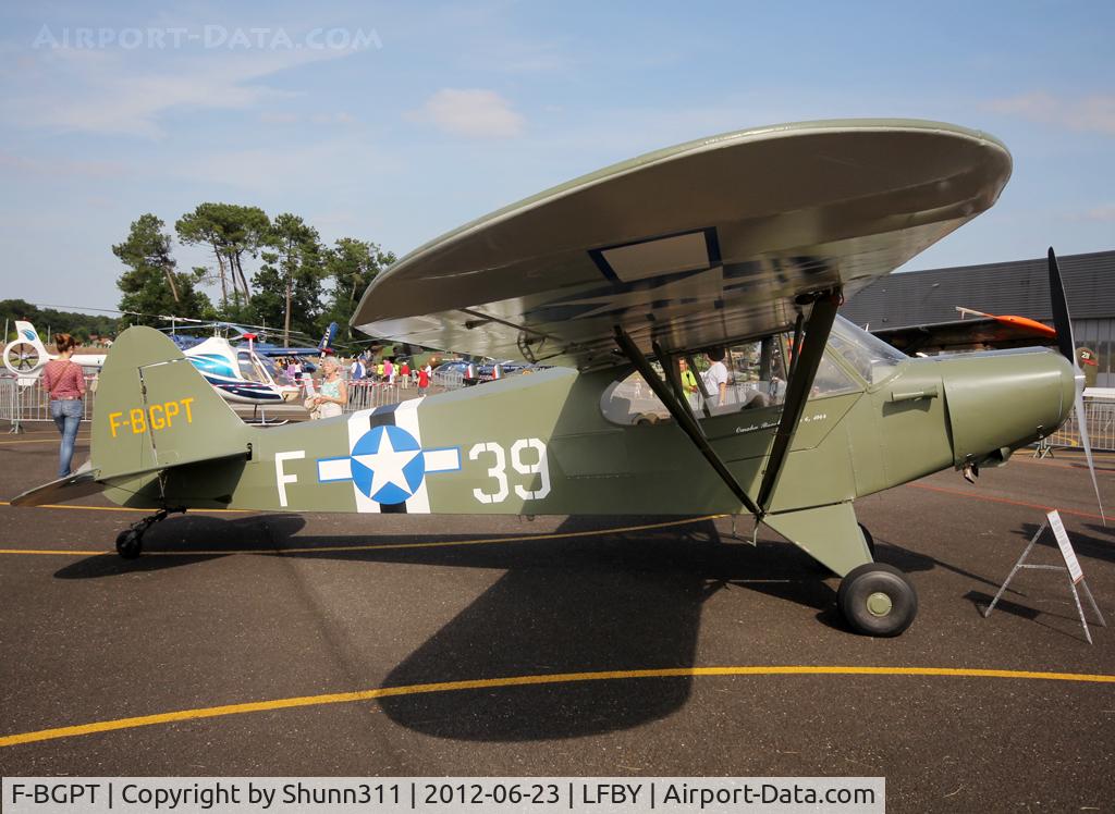 F-BGPT, 1951 Piper PA-18-125 Super Cub C/N 181137, Static display dring LFBY Open Day 2012