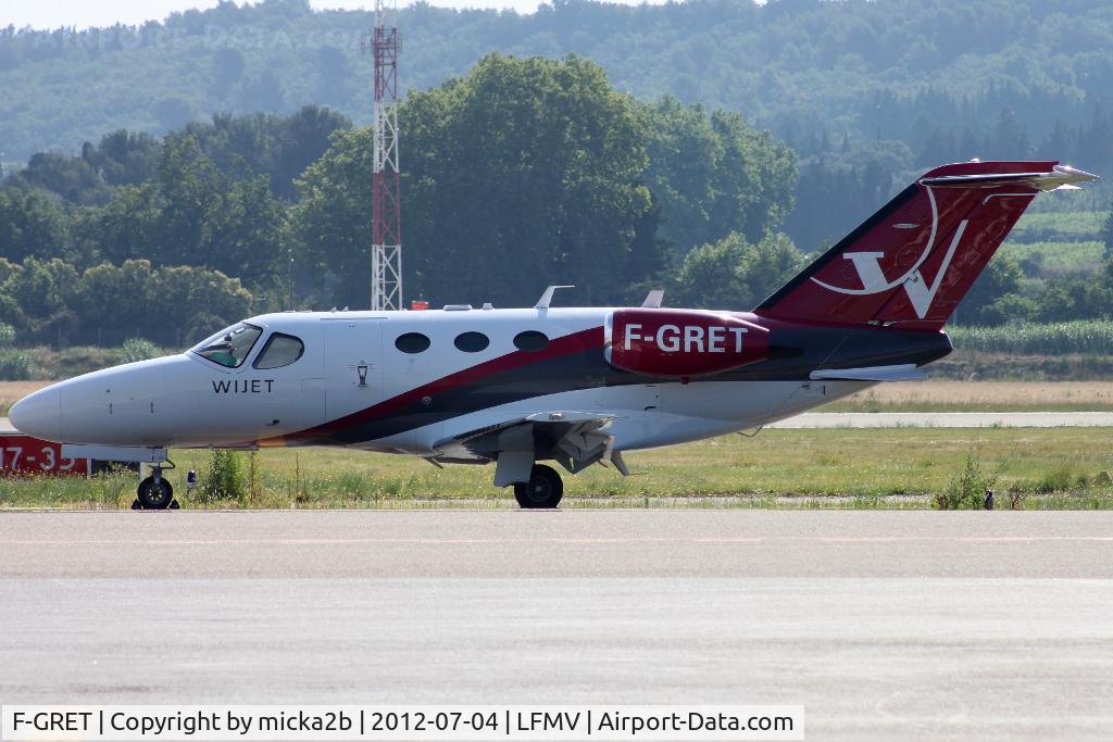 F-GRET, 2008 Cessna 510 Citation Mustang Citation Mustang C/N 510-0141, Parked