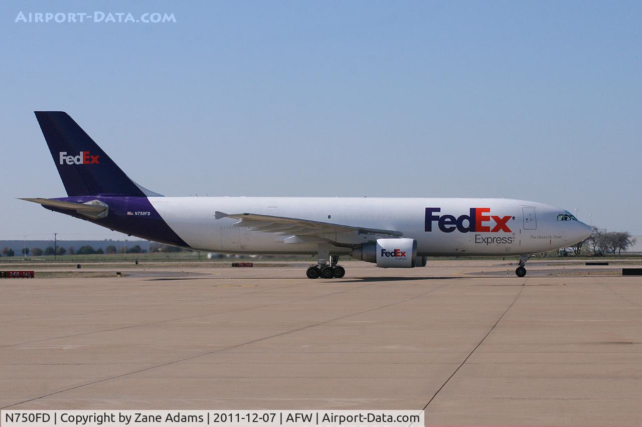 N750FD, 1990 Airbus A300B4-622R C/N 555, FedEx at Alliance Airport - Fort Worth, TX