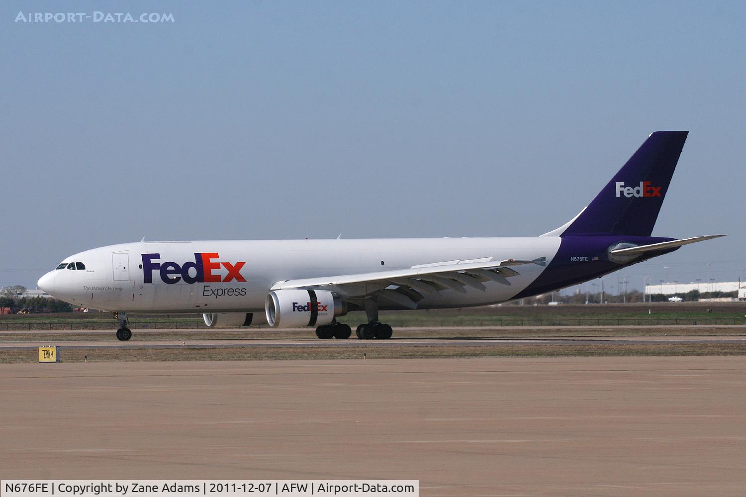 N676FE, 1998 Airbus A300F4-605R C/N 790, FedEx at Alliance Airport - Fort Worth, TX