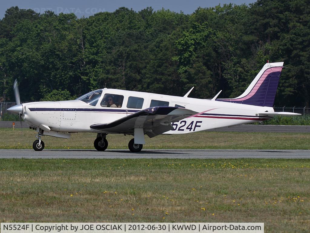 N5524F, 1976 Piper PA-32R-300 Cherokee Lance C/N 32R-7780013, @KWWD