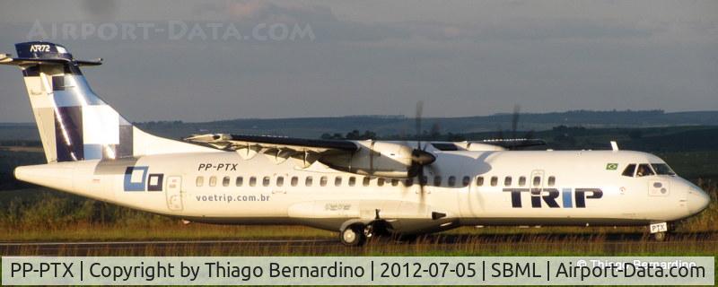 PP-PTX, 2001 ATR 72-212A C/N 666, PTX taxi to takeoff