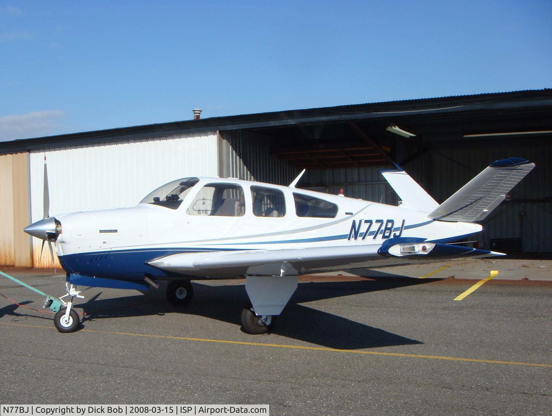 N77BJ, 1974 Beech V35B Bonanza C/N D-9698, at ISP