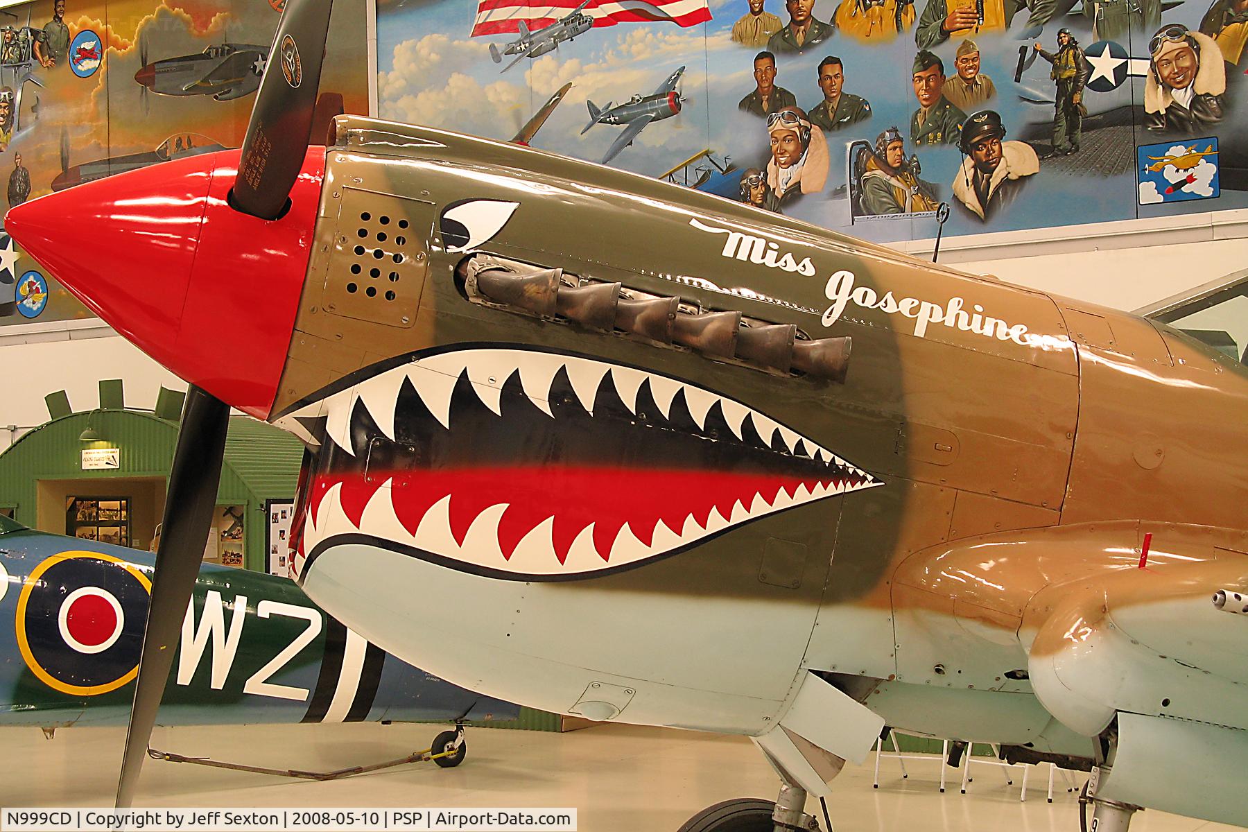 N999CD, 1944 Curtiss P-40N Warhawk C/N 32824, Palm Springs Air Museum