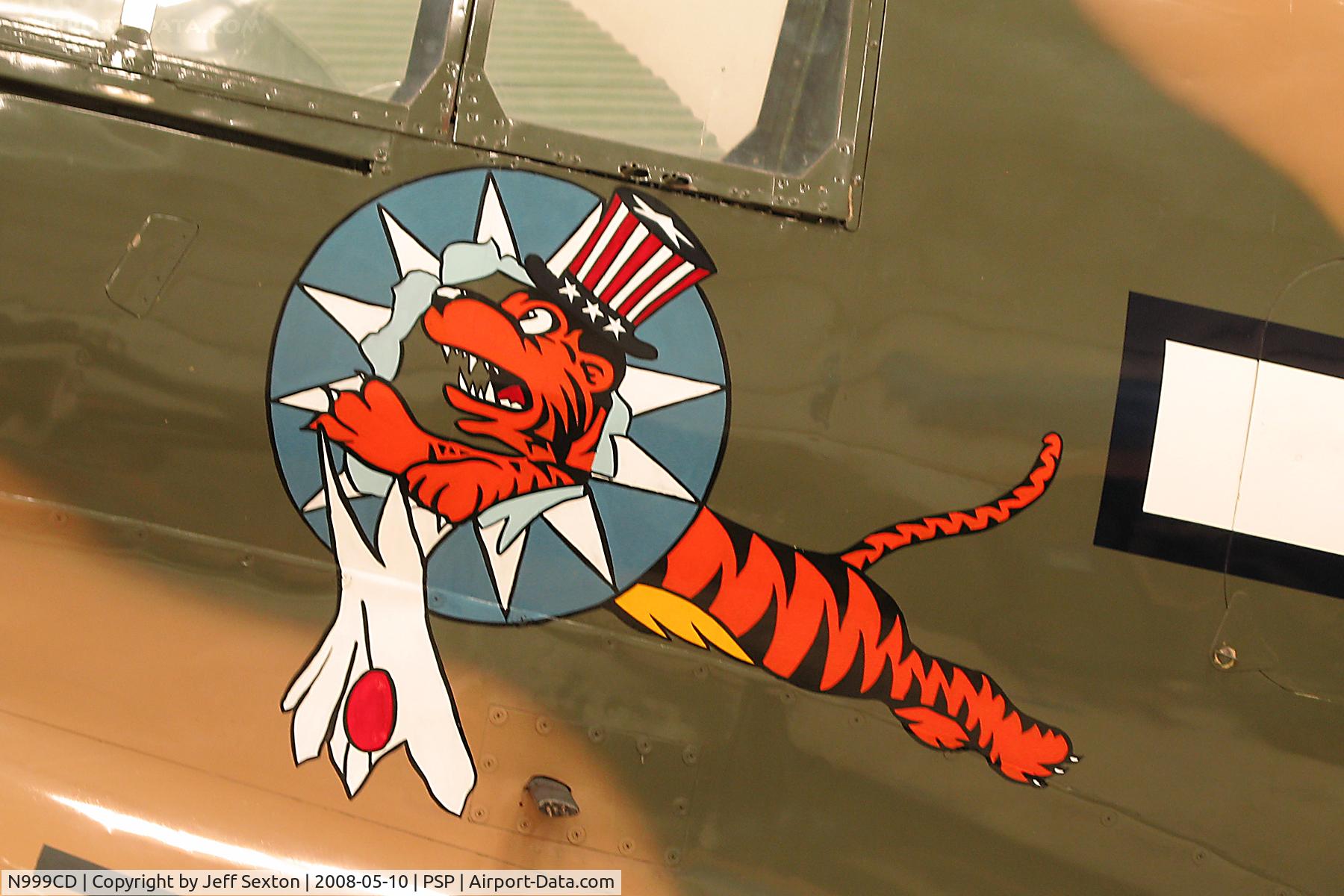 N999CD, 1944 Curtiss P-40N Warhawk C/N 32824, Palm Springs Air Museum