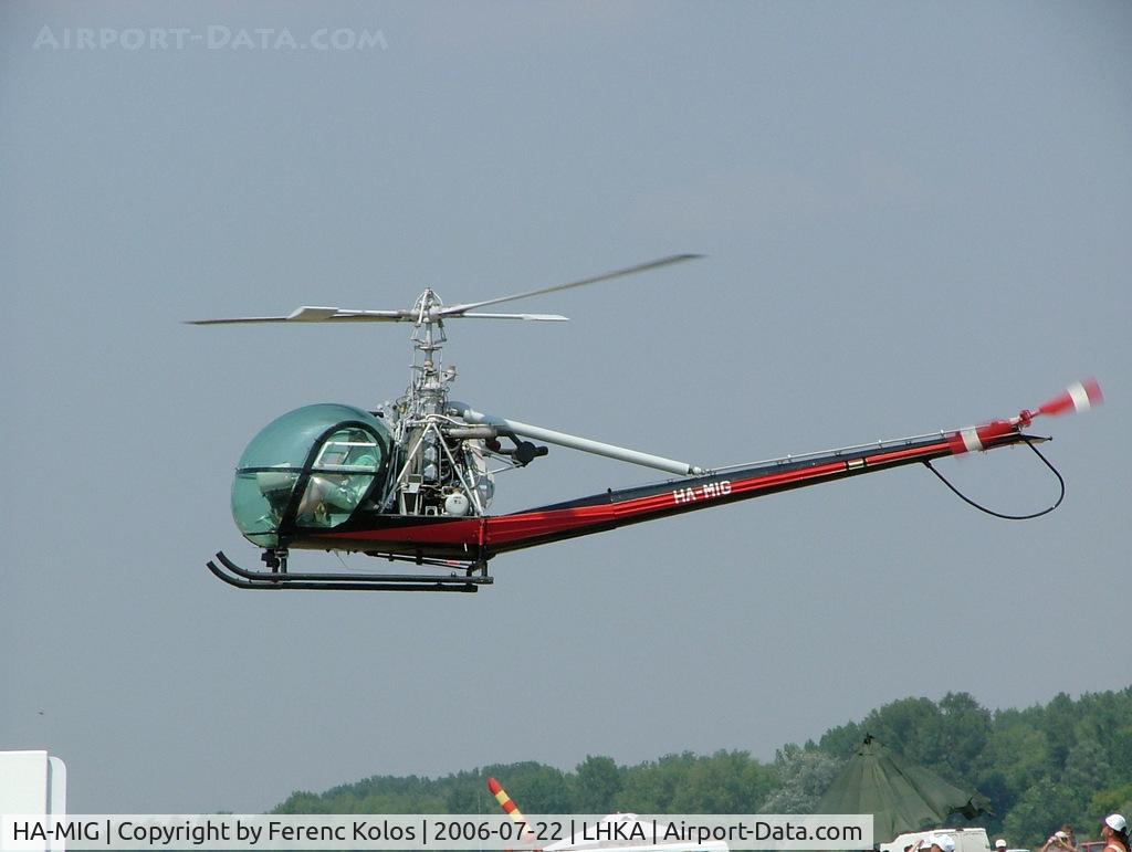 HA-MIG, 1959 Hiller UH-12D C/N 1145, Foktö