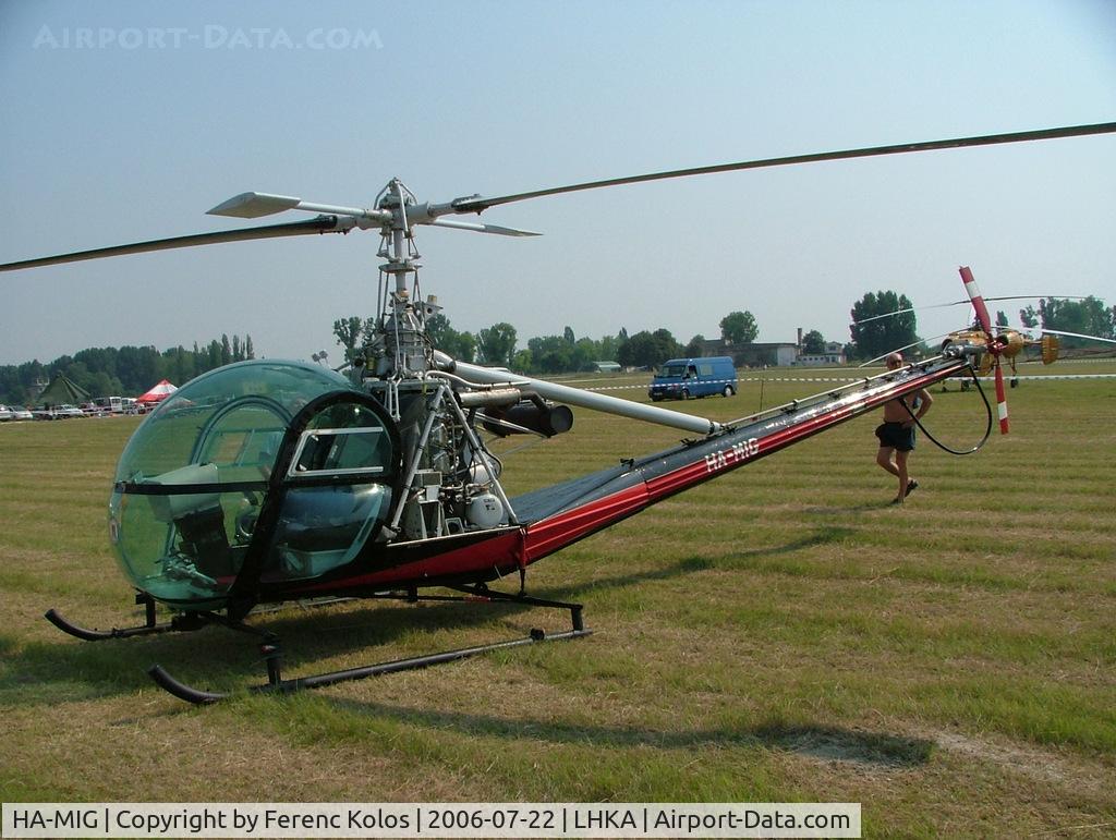 HA-MIG, 1959 Hiller UH-12D C/N 1145, Foktö