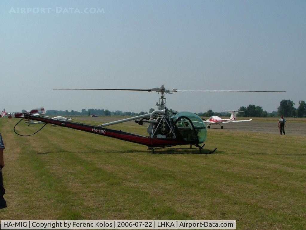 HA-MIG, 1959 Hiller UH-12D C/N 1145, Foktö