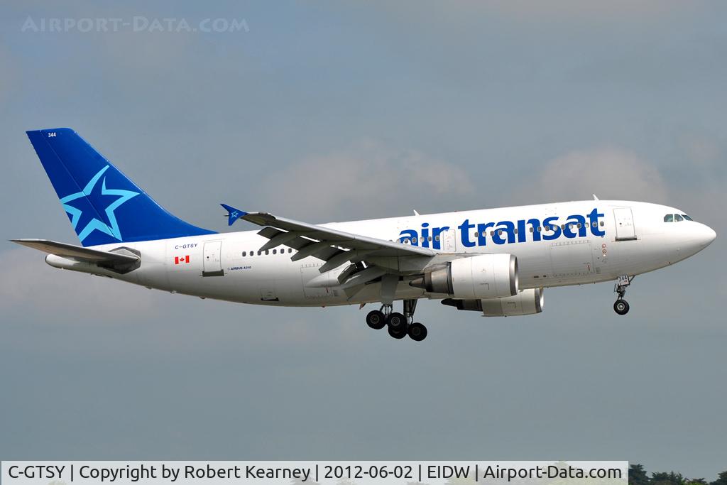 C-GTSY, 1988 Airbus A310-304 C/N 447, On short finals for r/w 10