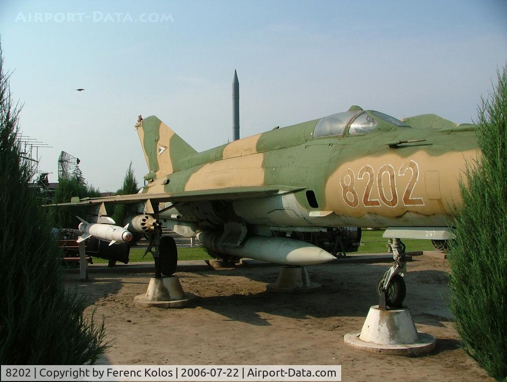 8202, 1974 Mikoyan-Gurevich MiG-21MF C/N 968202, Kecel