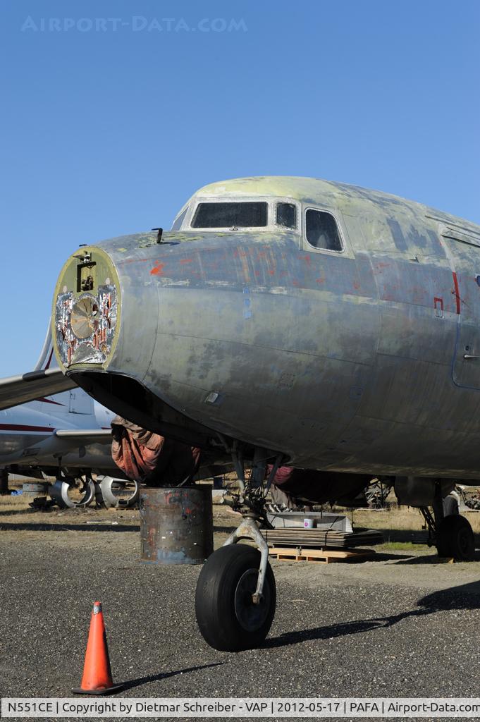 N551CE, 1957 Douglas DC-6B C/N 45179, Everts DC6