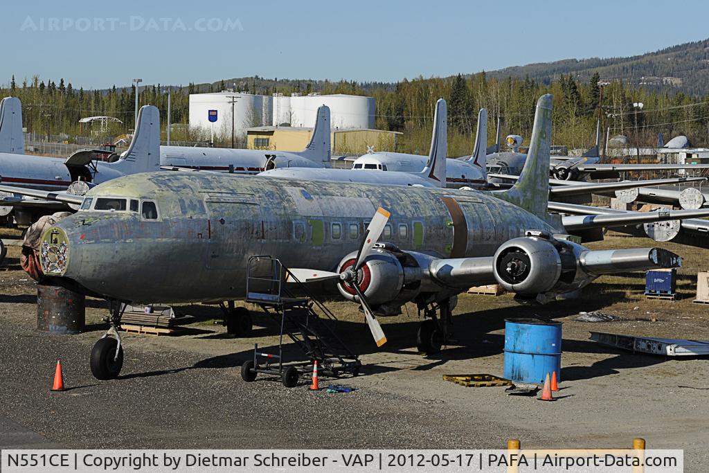 N551CE, 1957 Douglas DC-6B C/N 45179, Everts DC6