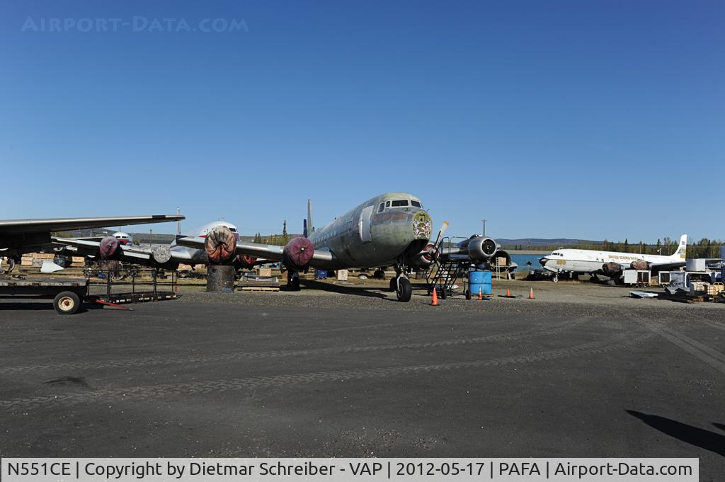 N551CE, 1957 Douglas DC-6B C/N 45179, Everts DC6