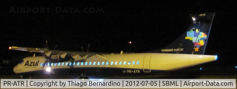 PR-ATR, 2011 ATR 72-600 C/N 966, A beautiful bird at night in Marília