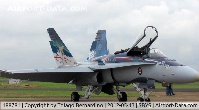 188781, 1987 McDonnell Douglas CF-188A Hornet C/N 0556/A464, At Pirassununga, Brazil