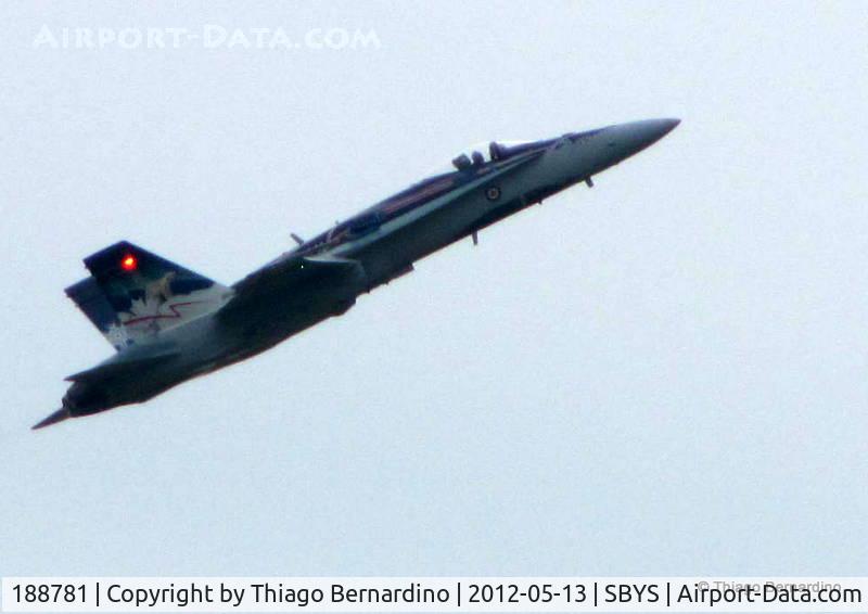 188781, 1987 McDonnell Douglas CF-188A Hornet C/N 0556/A464, At Pirassununga, Brazil