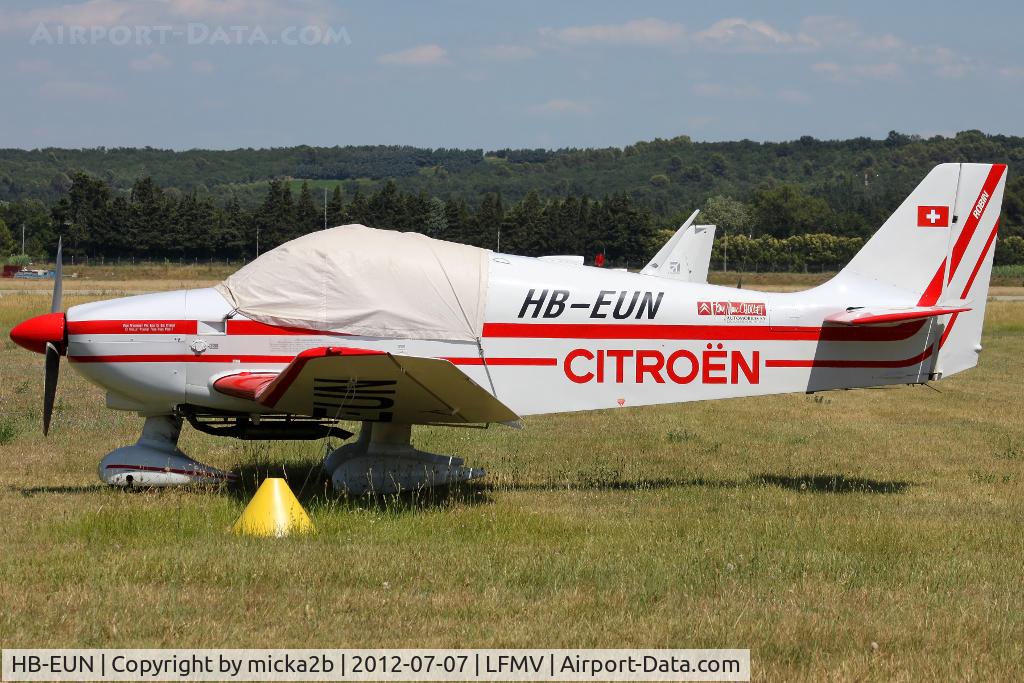HB-EUN, 1970 Robin DR-300-108 2+2 C/N 523, Parked. Crashed in Doubs (France) in May 2015