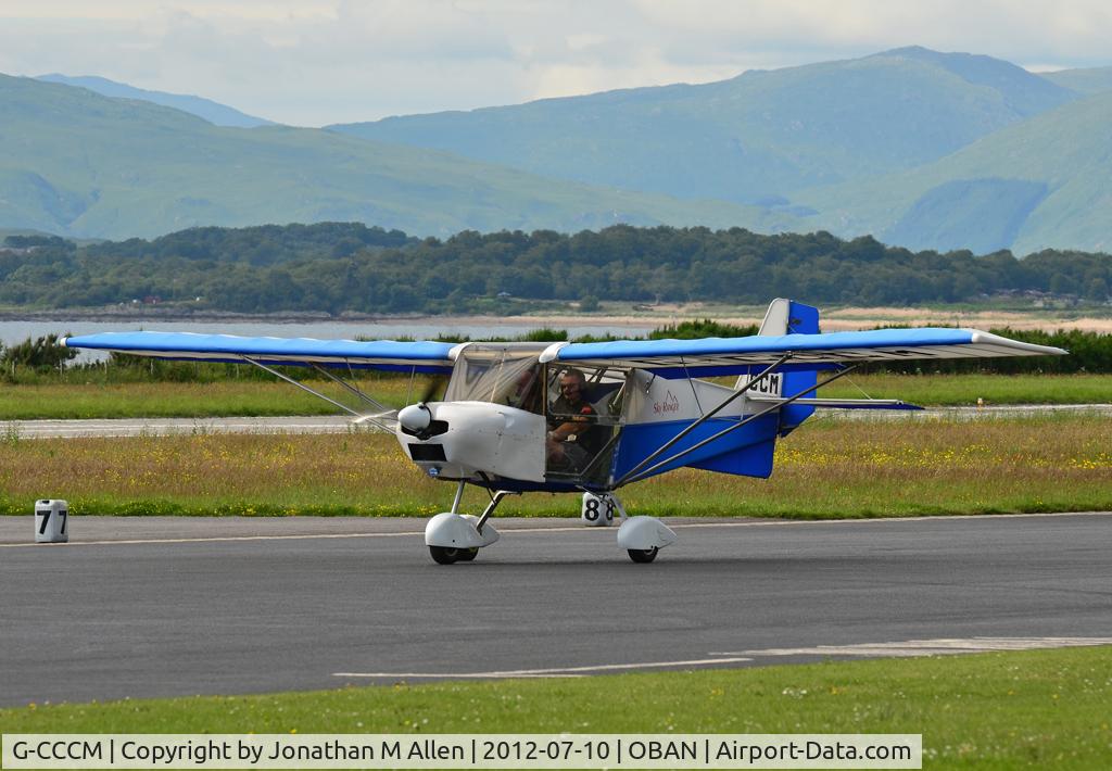 G-CCCM, 2003 Best Off Skyranger 912(2) C/N BMAA/HB/263, Taxiing at Oban (Connel) airport.