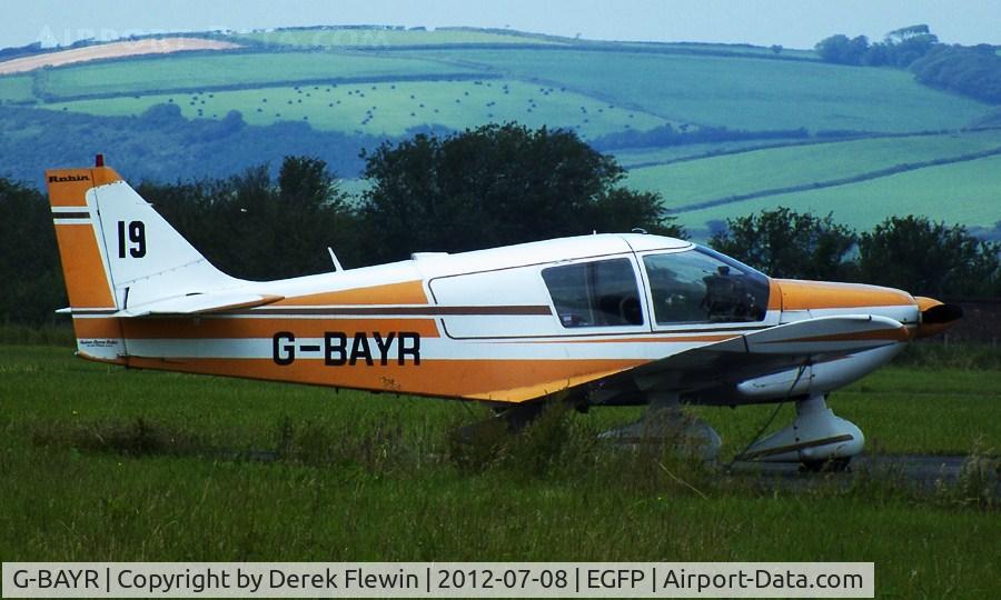 G-BAYR, 1973 Robin HR-100-210 Safari C/N 164, EGFP Resident.