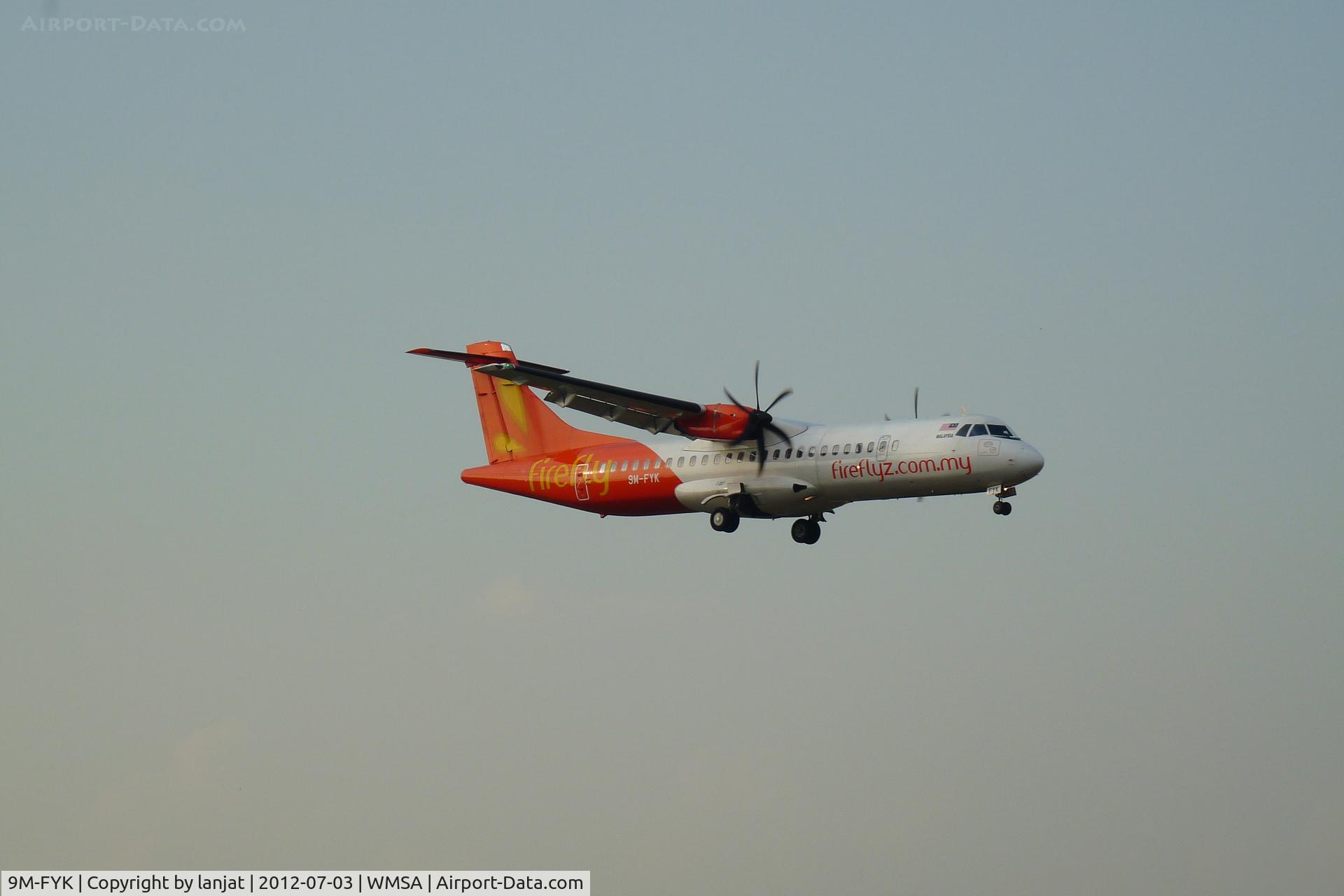 9M-FYK, 2011 ATR 72-212A C/N 947, Evening