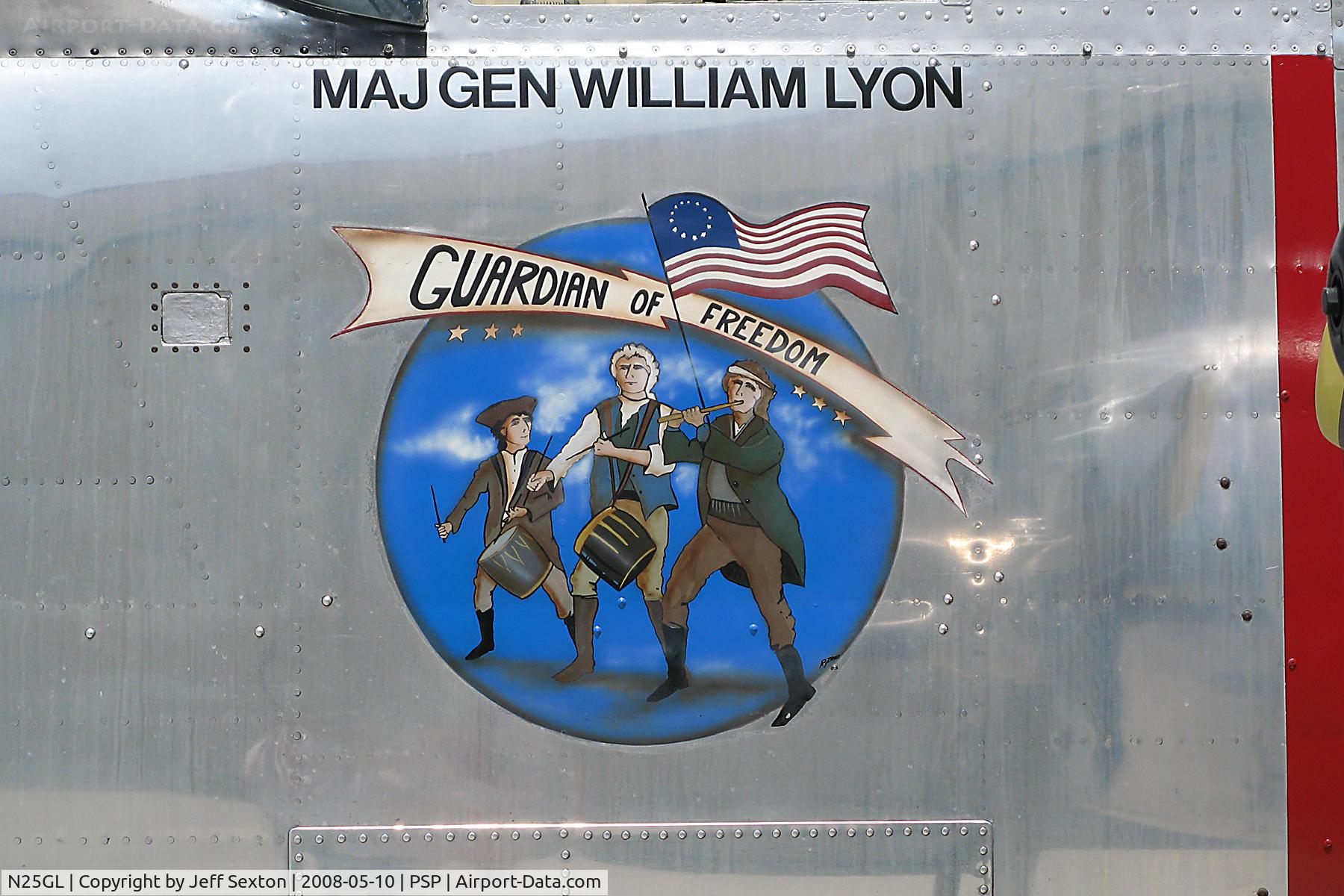 N25GL, 1944 North American TB-25N Mitchell C/N 44-29465 (108-32740), Palm Springs Air Museum