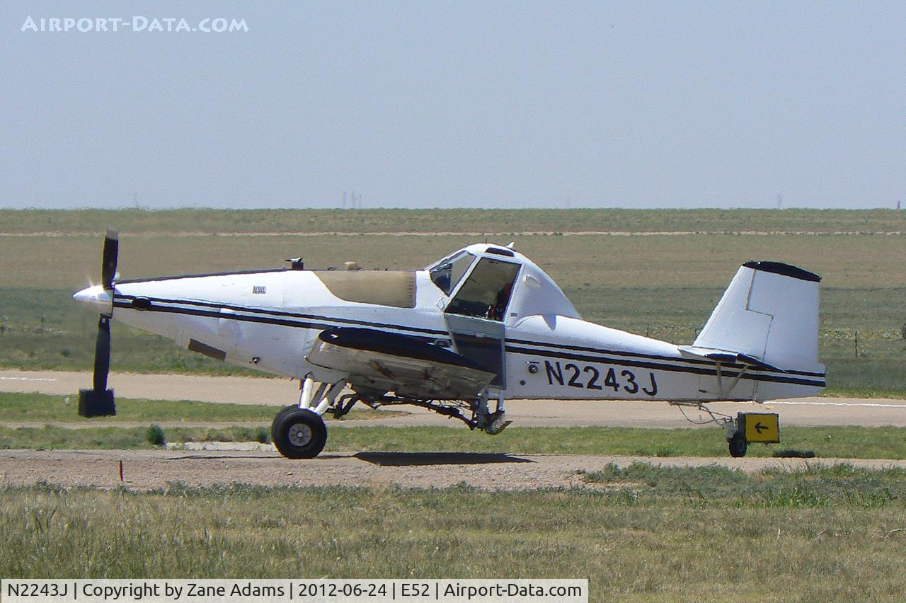 N2243J, 1996 Ayres S2R-T34 Thrush C/N T41-221, At Oldham County Airport - Vega, TX
