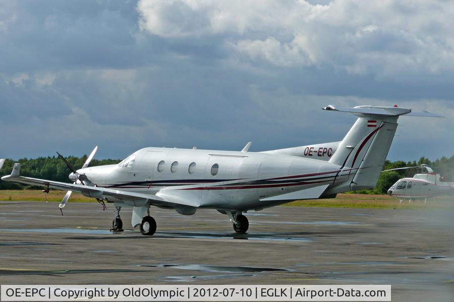 OE-EPC, 2004 Pilatus PC-12/45 C/N 536, Parked