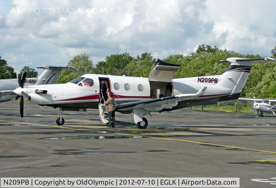 N209PB, 2005 Pilatus PC-12/45 C/N 609, Preparing for departure