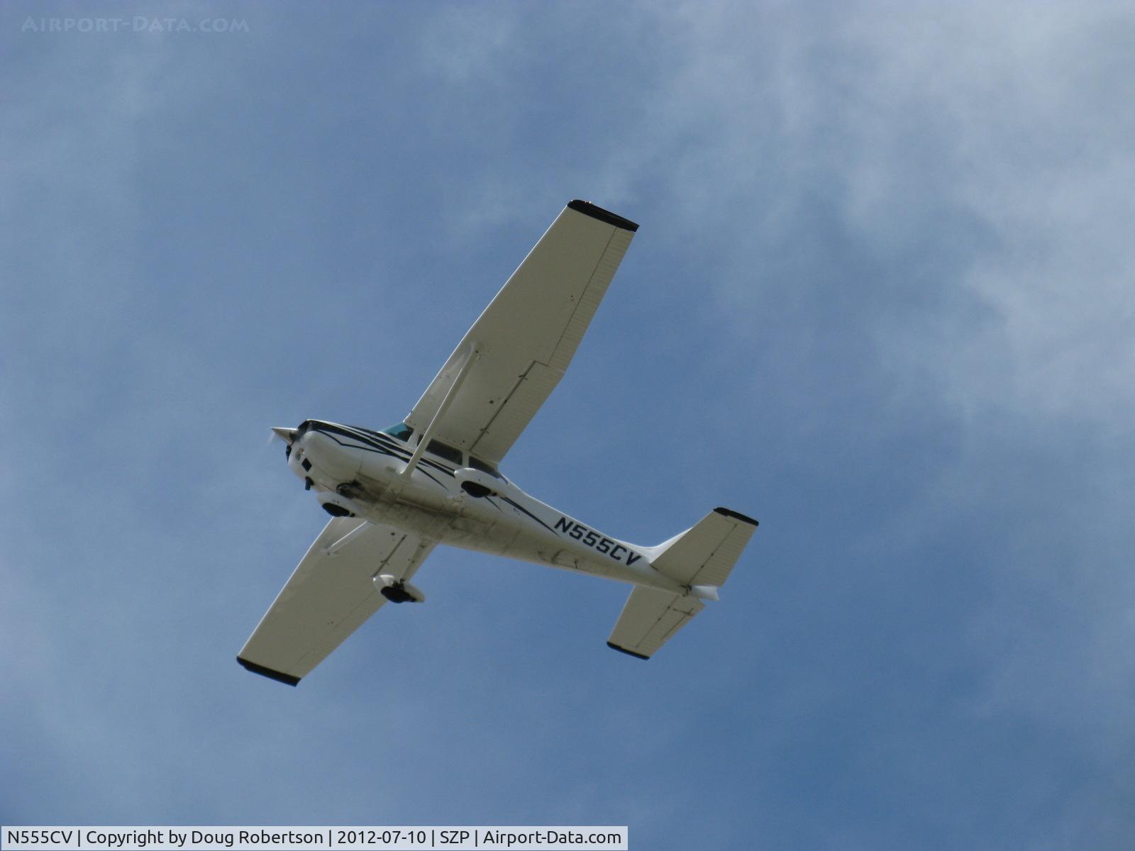 N555CV, 1976 Cessna 172M C/N 17267112, 1976 Cessna 172M SKYHAWK, Lycoming O&VO-360 180 Hp upgrade by STC, another takeoff climb Rwy 22