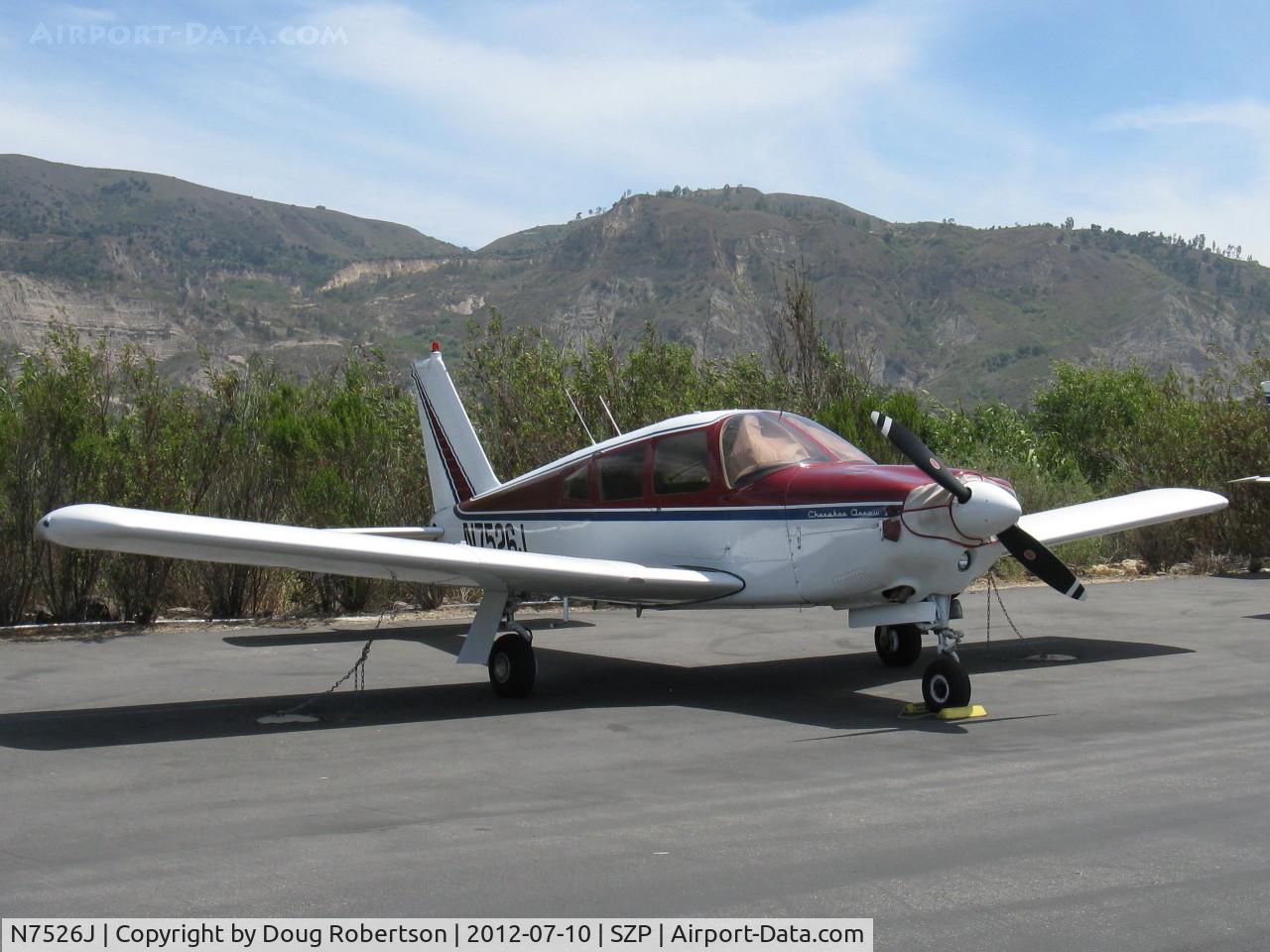 N7526J, 1968 Piper PA-28R-180 Cherokee Arrow C/N 28R-30897, 1968 Piper PA-28R-180 CHEROKEE ARROW, Lycoming IO-360-B2E 180 Hp