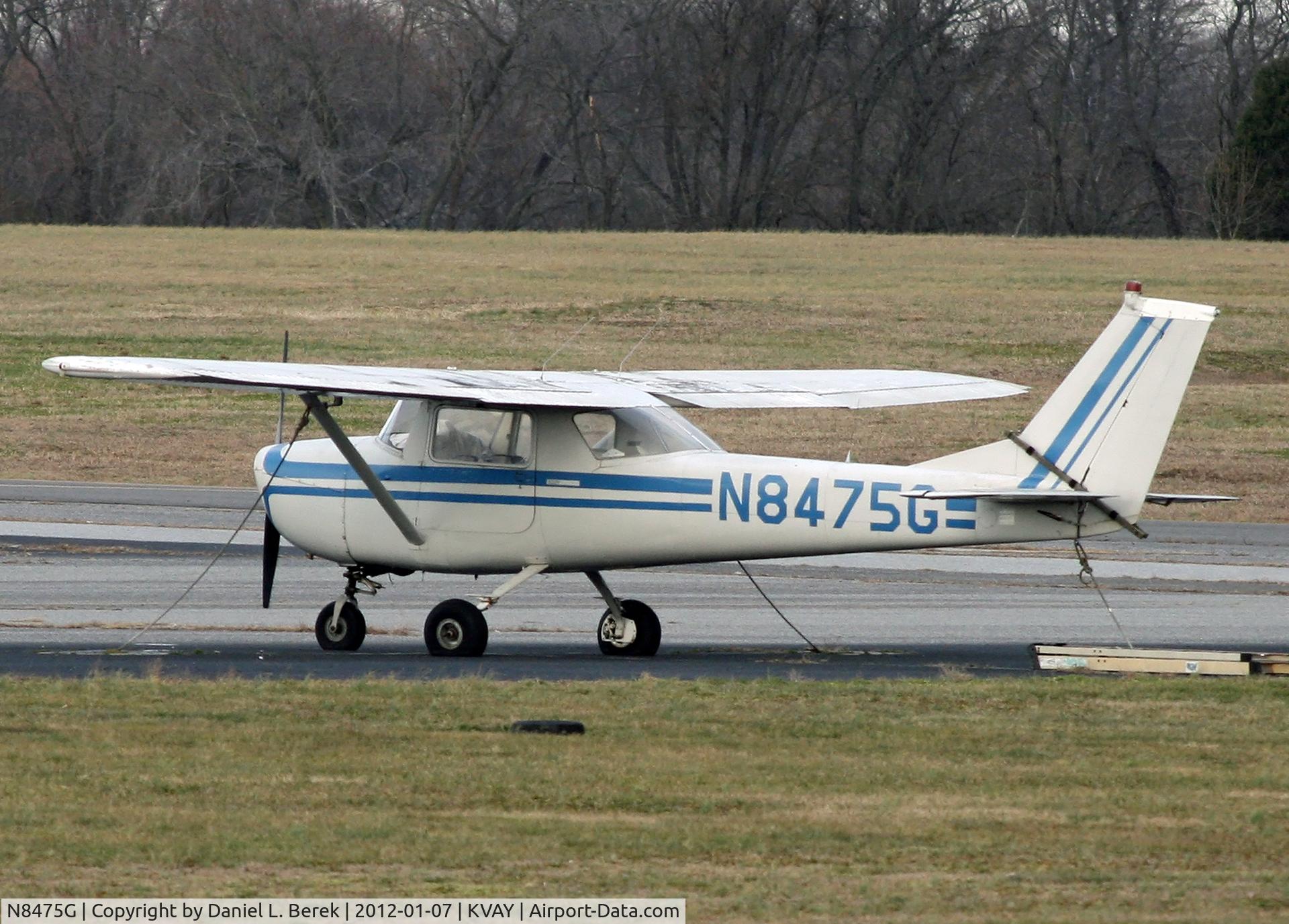 N8475G, 1966 Cessna 150F C/N 15062575, Her tires are looking flat and her wings a little faded, but with some spit and polish, this 1966 Commuter could be back in the air.