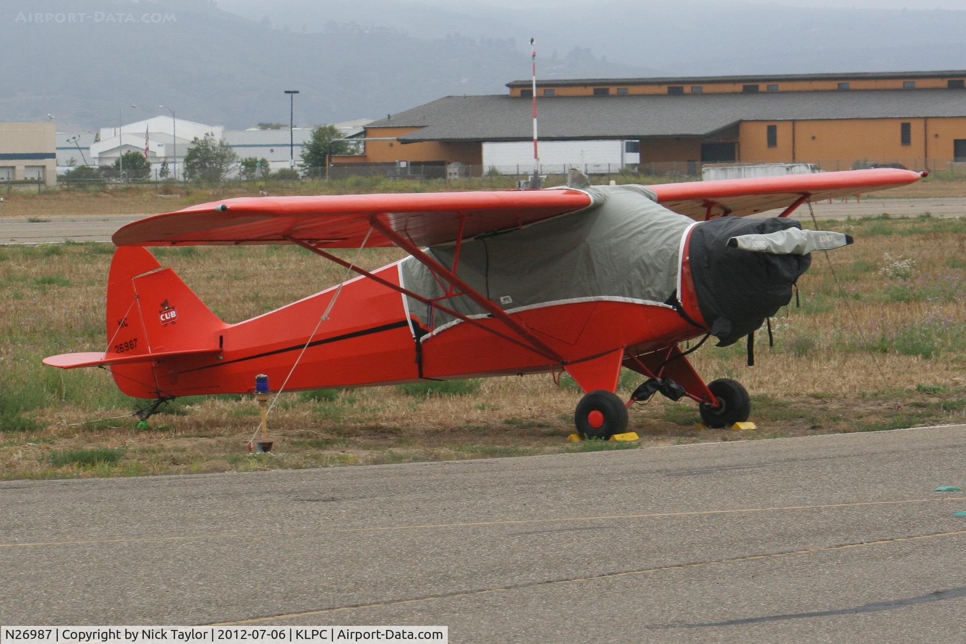 N26987, 1940 Piper J5A Cub Cruiser C/N 5-15, Wrapped up J5