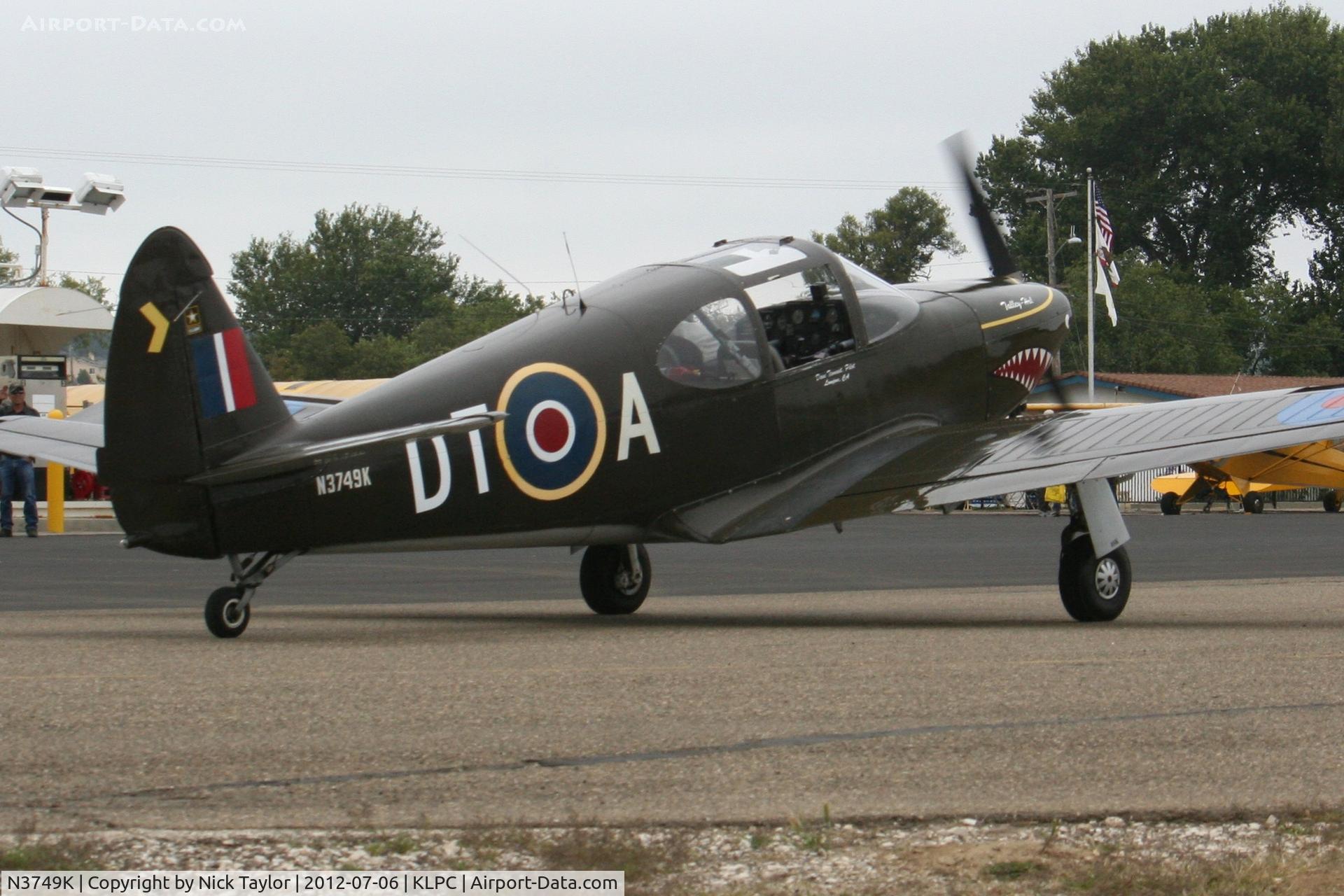 N3749K, 1946 Globe GC-1B Swift C/N 1442, Taxi for departure